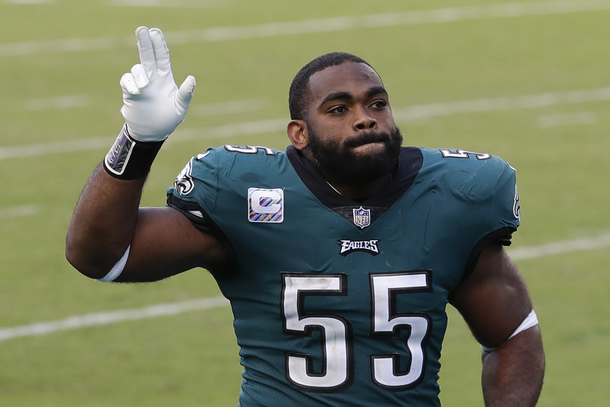 Brandon Graham believes that Chiefs’ o-line was blessed.