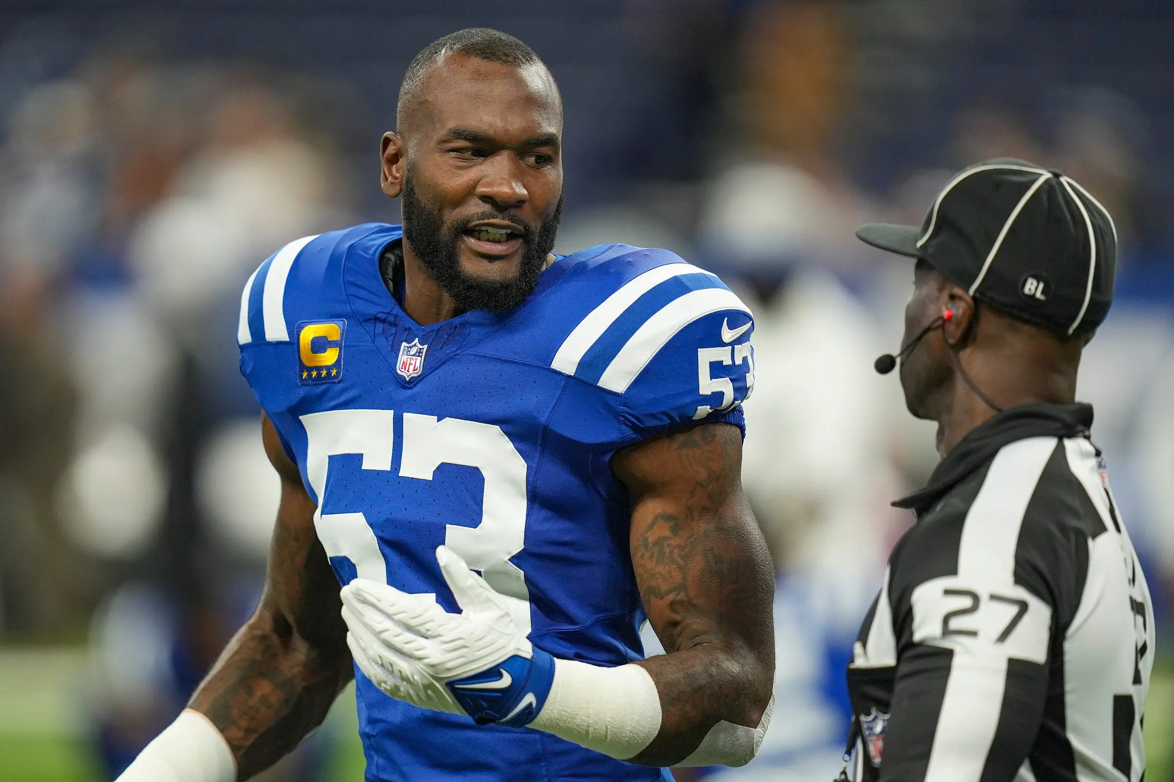 Indianapolis Colts waive three-time all-pro linebacker Shaquille Leonard