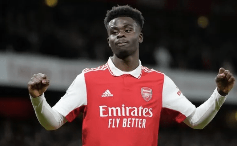 Sumptuous Saka becomes third-youngest player to reach 100 PL wins